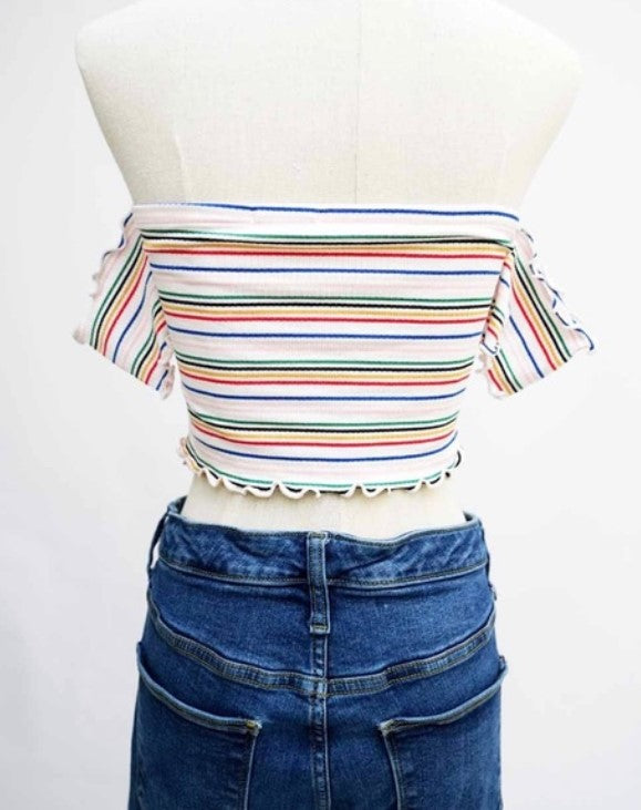 Rainbow Crop Top