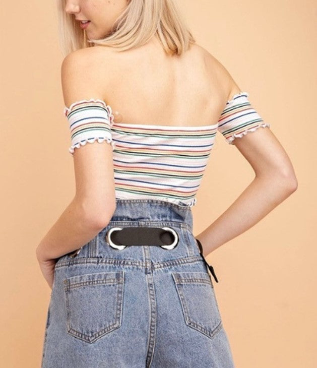Rainbow Crop Top