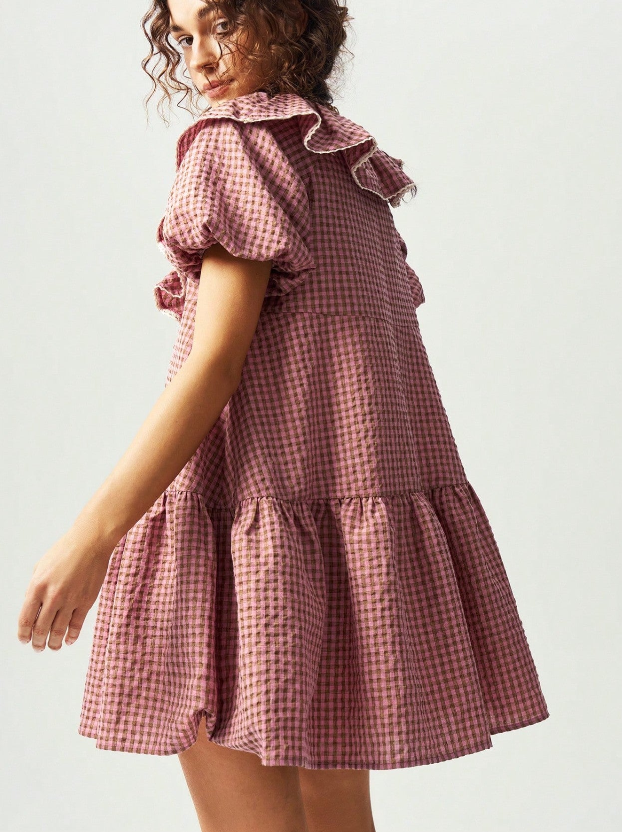 Darby Gingham Mini Dress