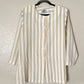 Vintage Camp Beverly Hills Button Down Long Sleeve Top size M/L