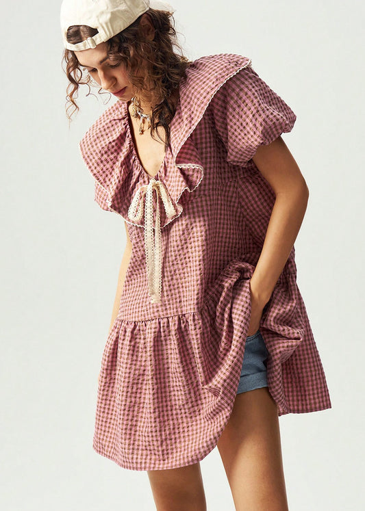 Darby Gingham Mini Dress