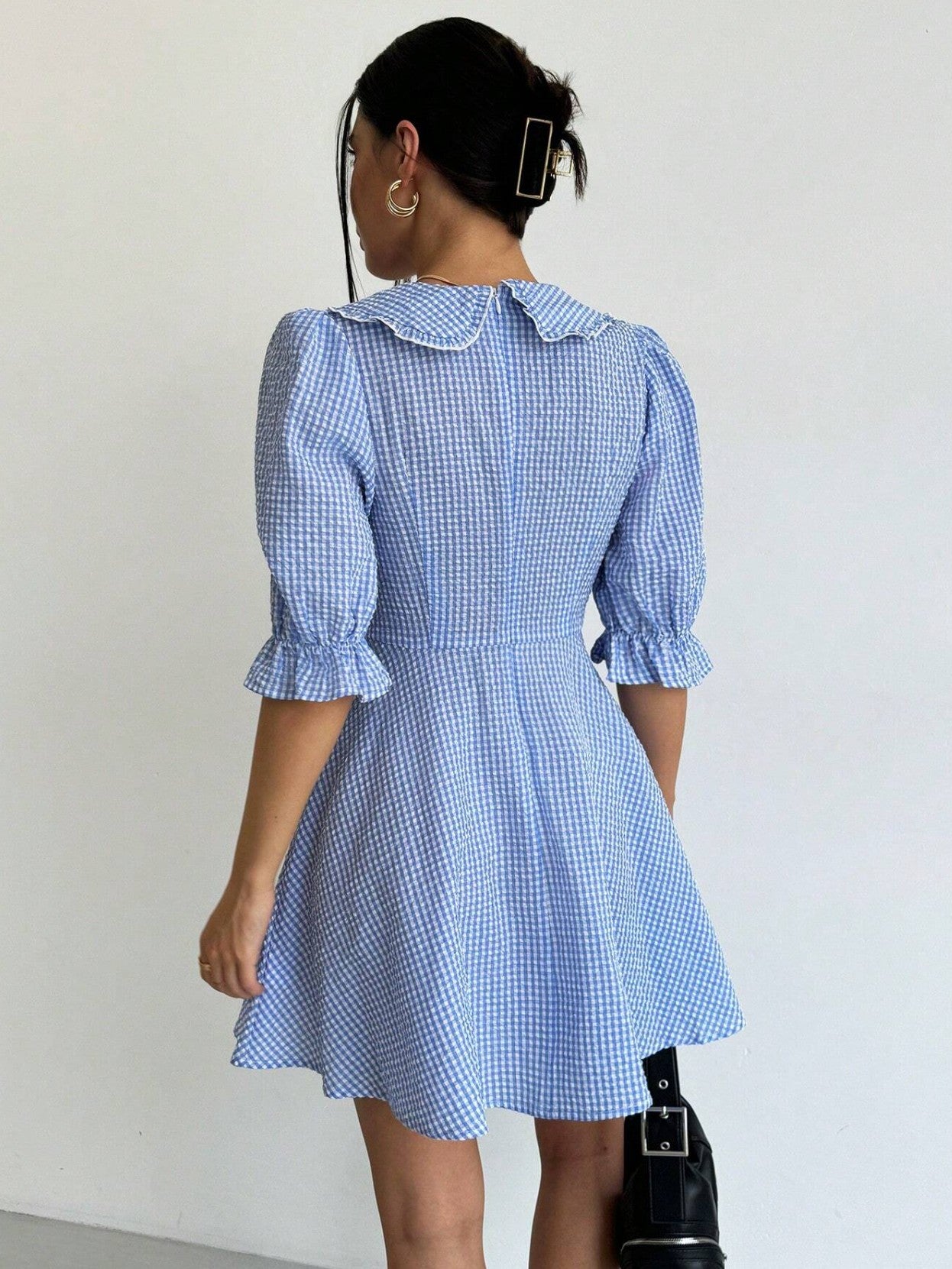 Nana Gingham Mini Dress