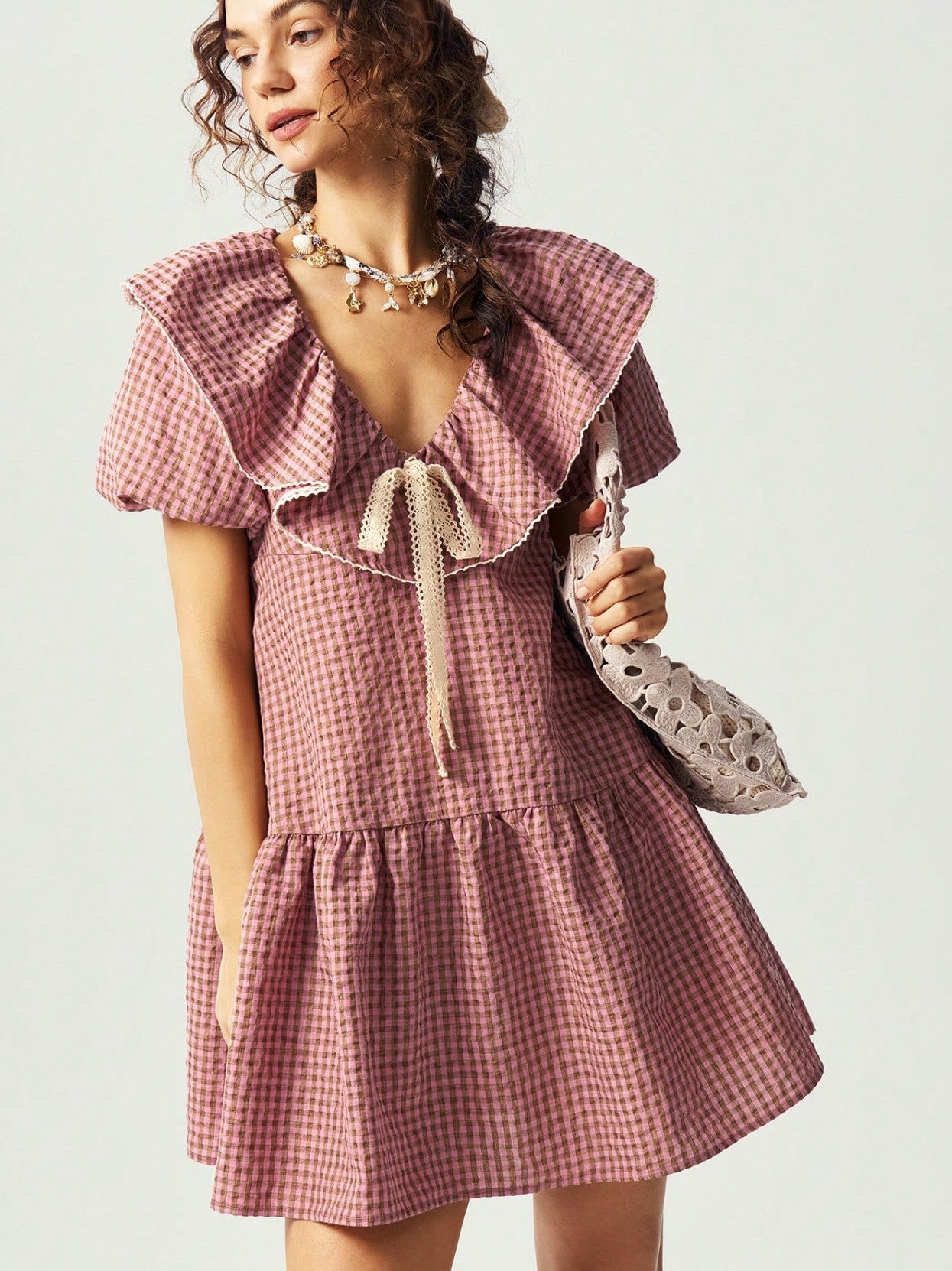 Darby Gingham Mini Dress