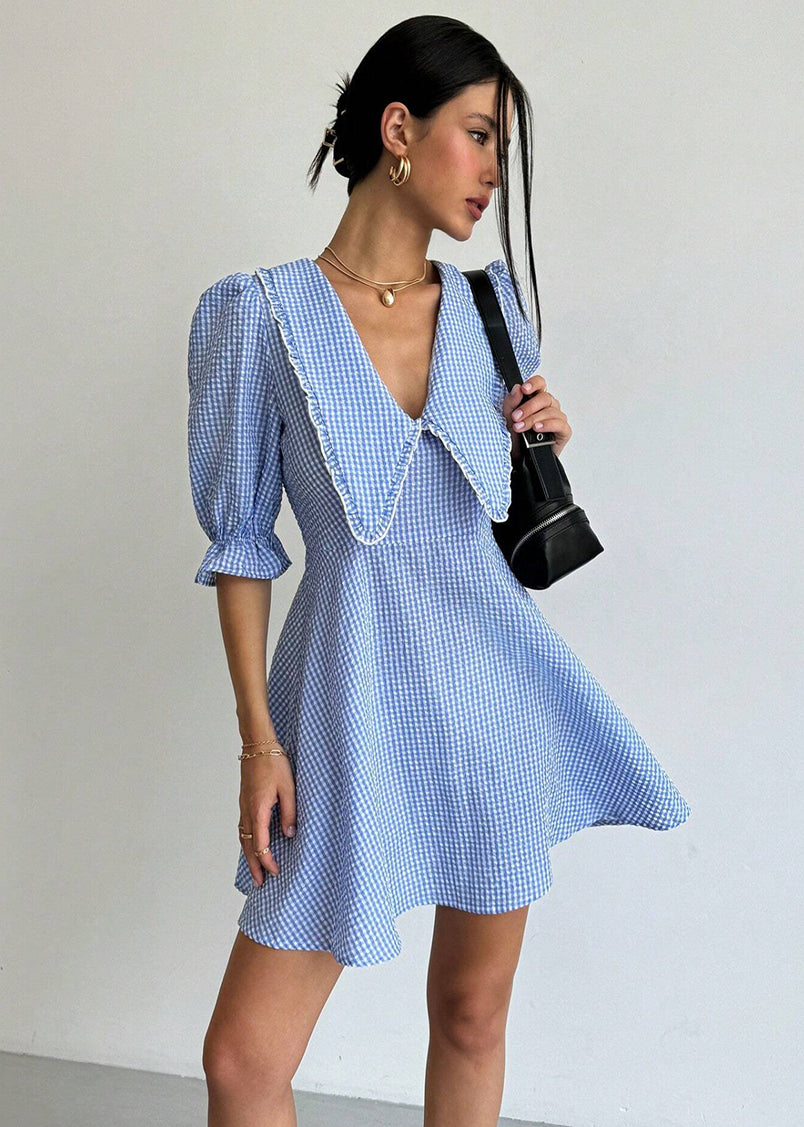 Nana Gingham Mini Dress