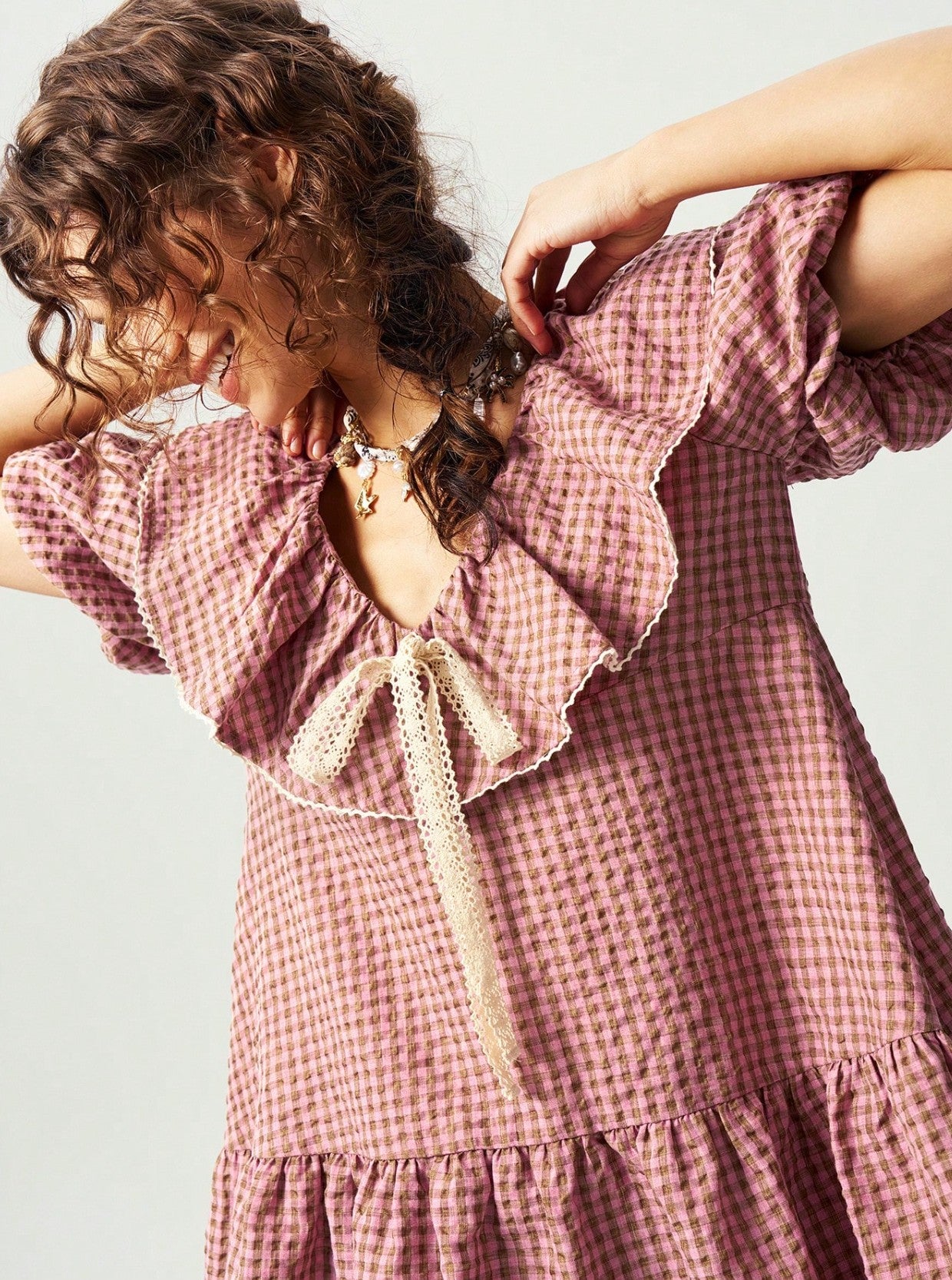 Darby Gingham Mini Dress