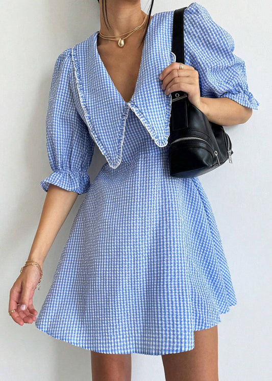 Nana Gingham Mini Dress