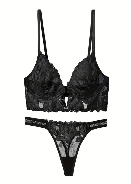 Jade Lingerie Set Black