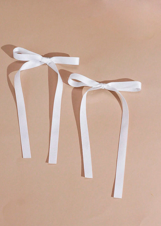 Ballet Satin Bow Hair Clip