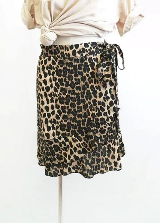 Mini Leopard Skirt