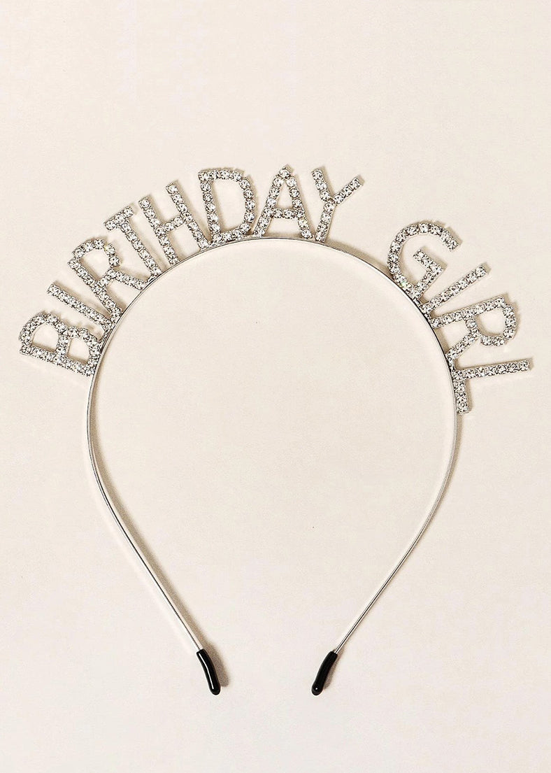 Birthday Girl Rhinestone Headband