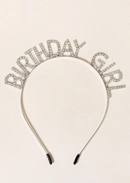 Birthday Girl Rhinestone Headband