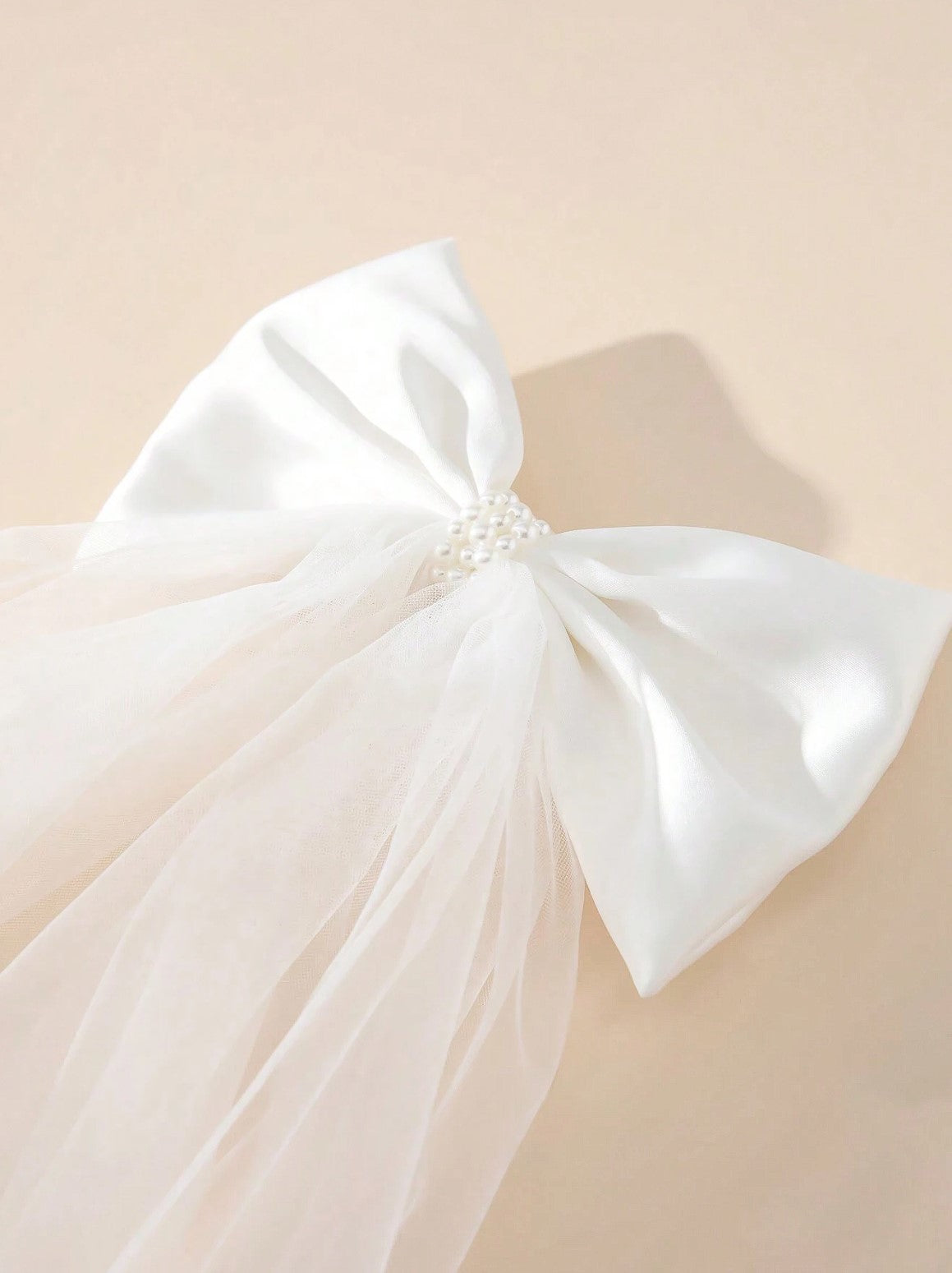 Elaine Floral Bow Hair Clip