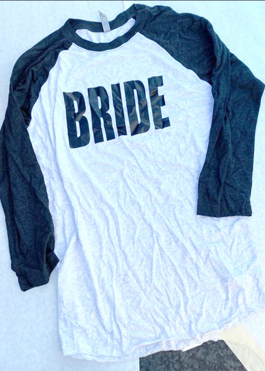 Bride Baseball Raglan Shirt