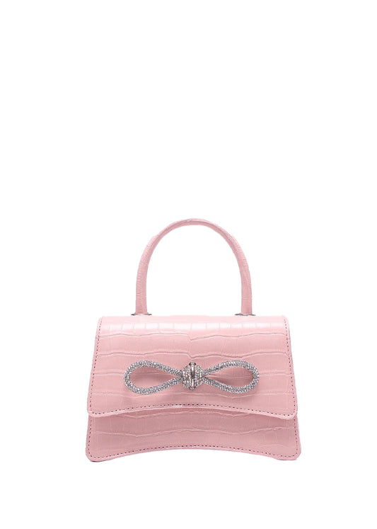 Billie Mini Bow Bag Patent Pink