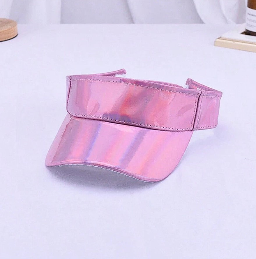 Love Holographic Visor Hats