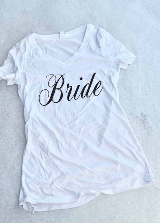 Bride Vneck Tshirt