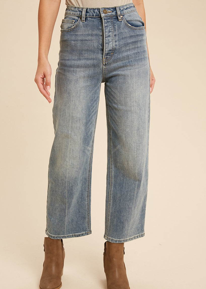 Mila High Rise Cropped Jeans