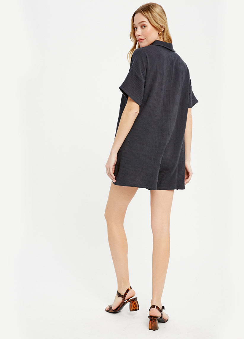 Adele Short Sleeve Romper