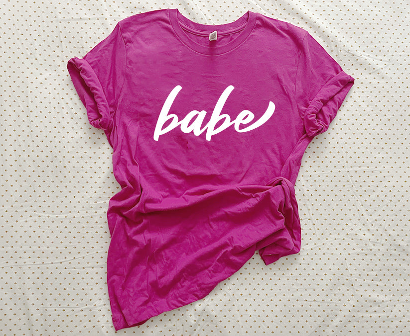 Cool Script Babe T-shirt